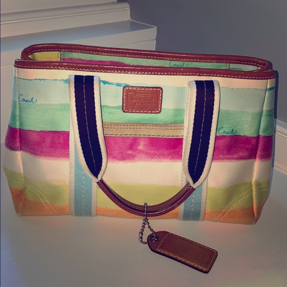 COACH Water Color Hampton Bag